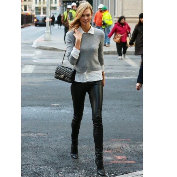 Tamara Mellon Black Stretch Nappa Sweet Revenge Legging Boots - Picture 4 of 16